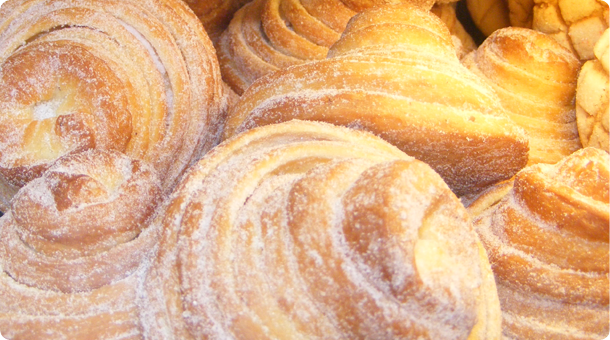 galletas, panes, pasteles, bakery products